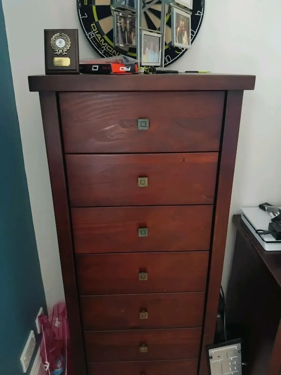 Drawers tallboy dresser and book shelf - Image 2