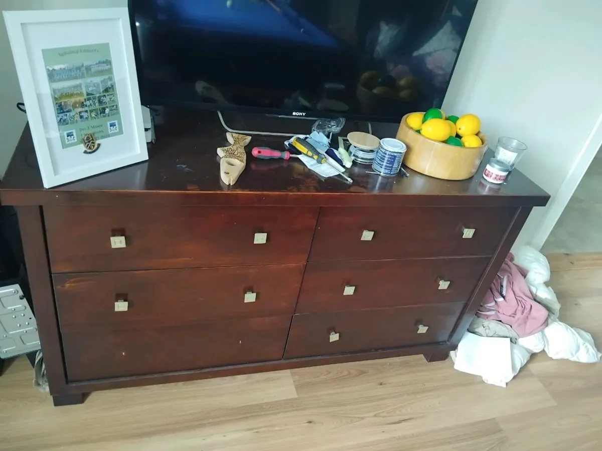 Drawers tallboy dresser and book shelf - Image 3