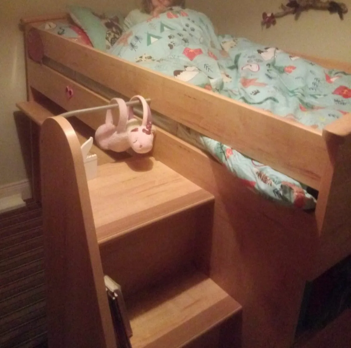 Gautier Galaxy Bed with Desk, Drawers, Cupboards - Image 2