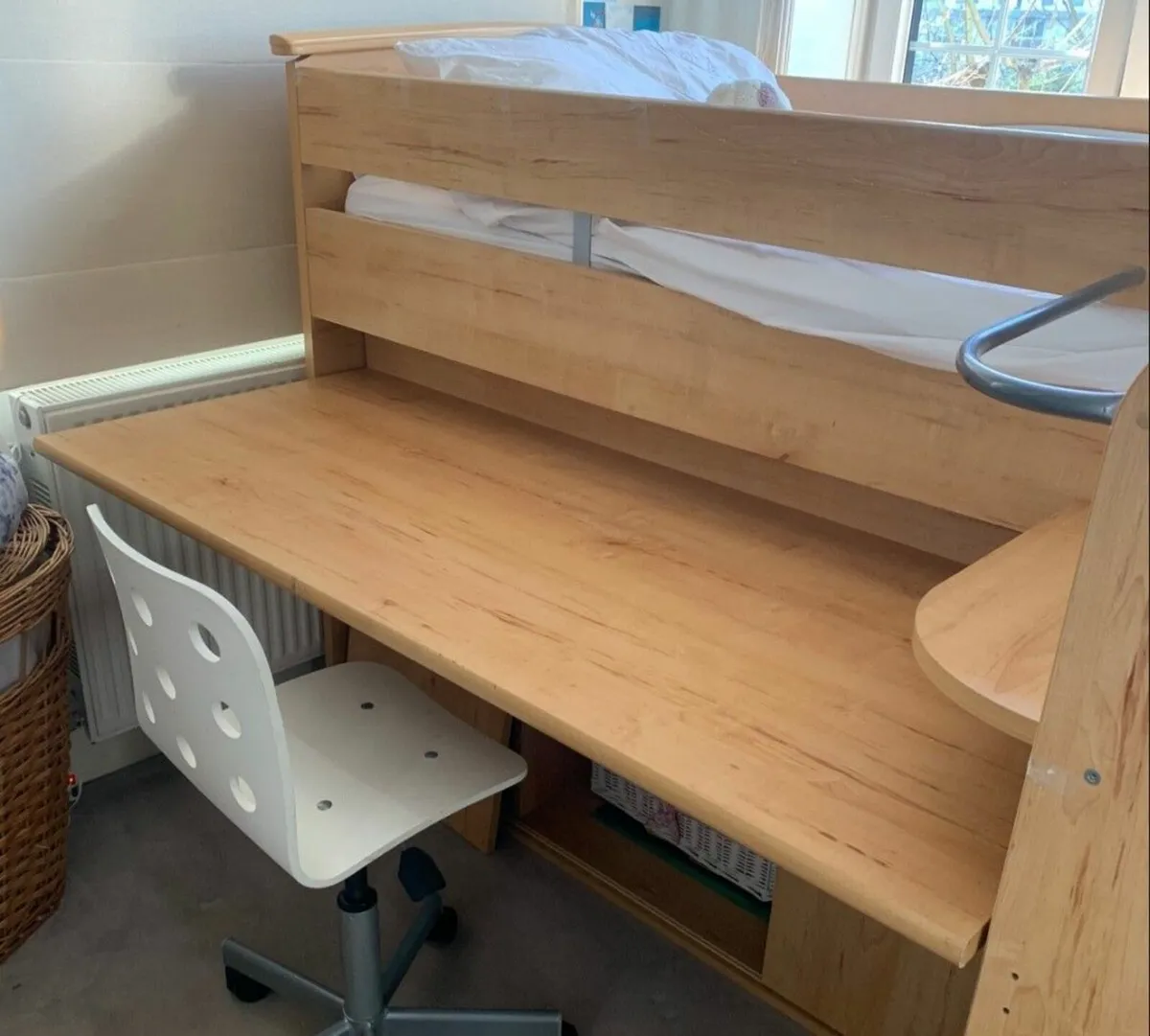 Gautier Galaxy Bed with Desk, Drawers, Cupboards - Image 3
