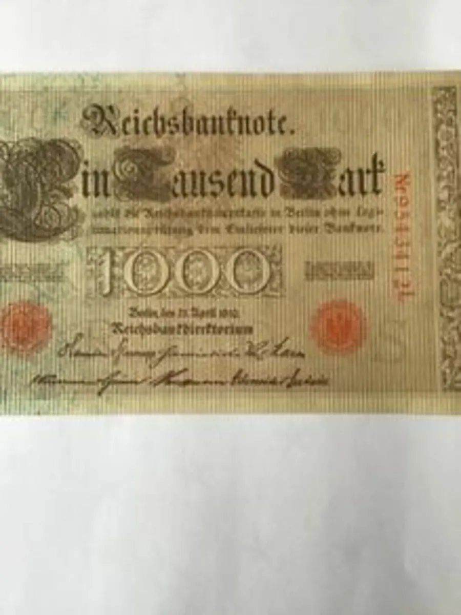 1910 German Reichbanknote  - 1000 Mark