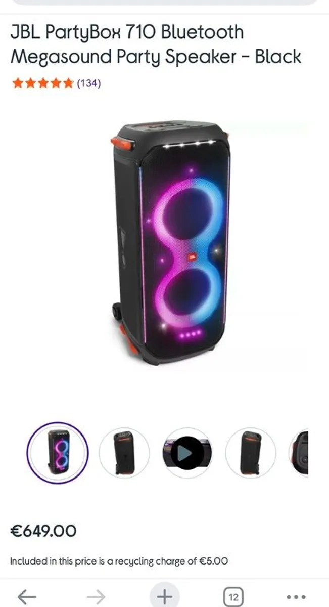 JBL 710 party box - Image 3
