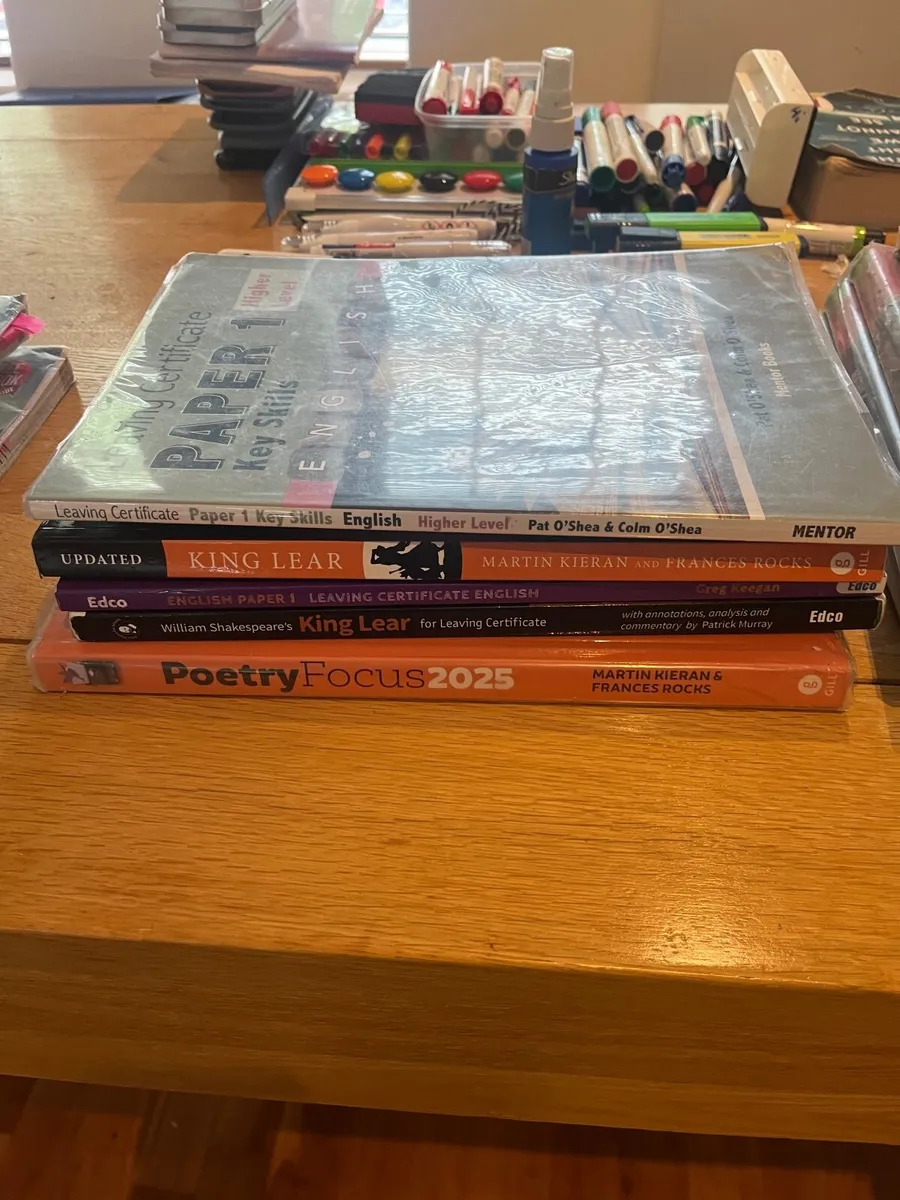 Leaving cert books - Image 1