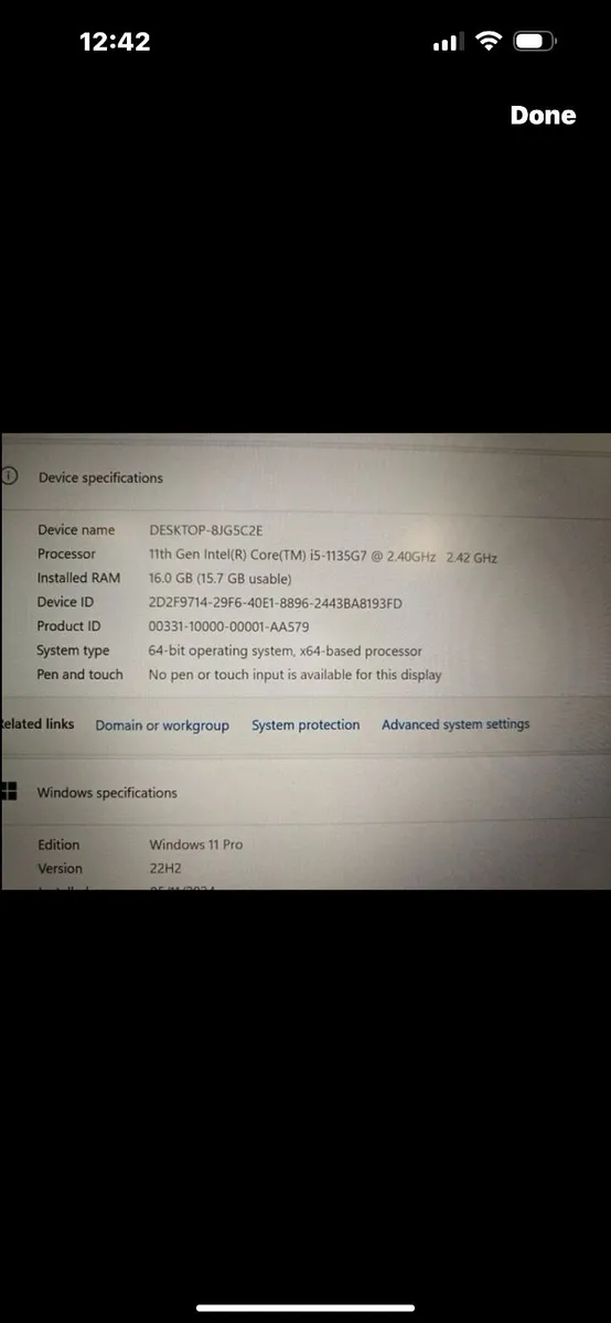 HP 830 G7 32 GB RAM 256 NVME 10th Gen FHD screen - Image 2