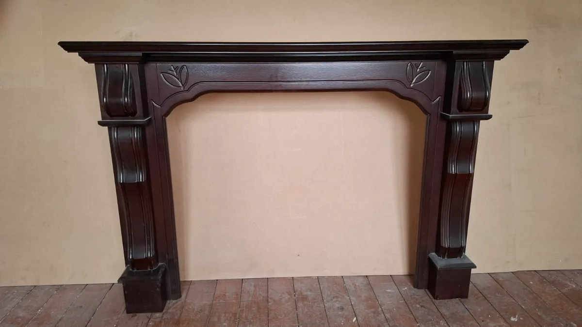 Fireplace wood surround - Image 4