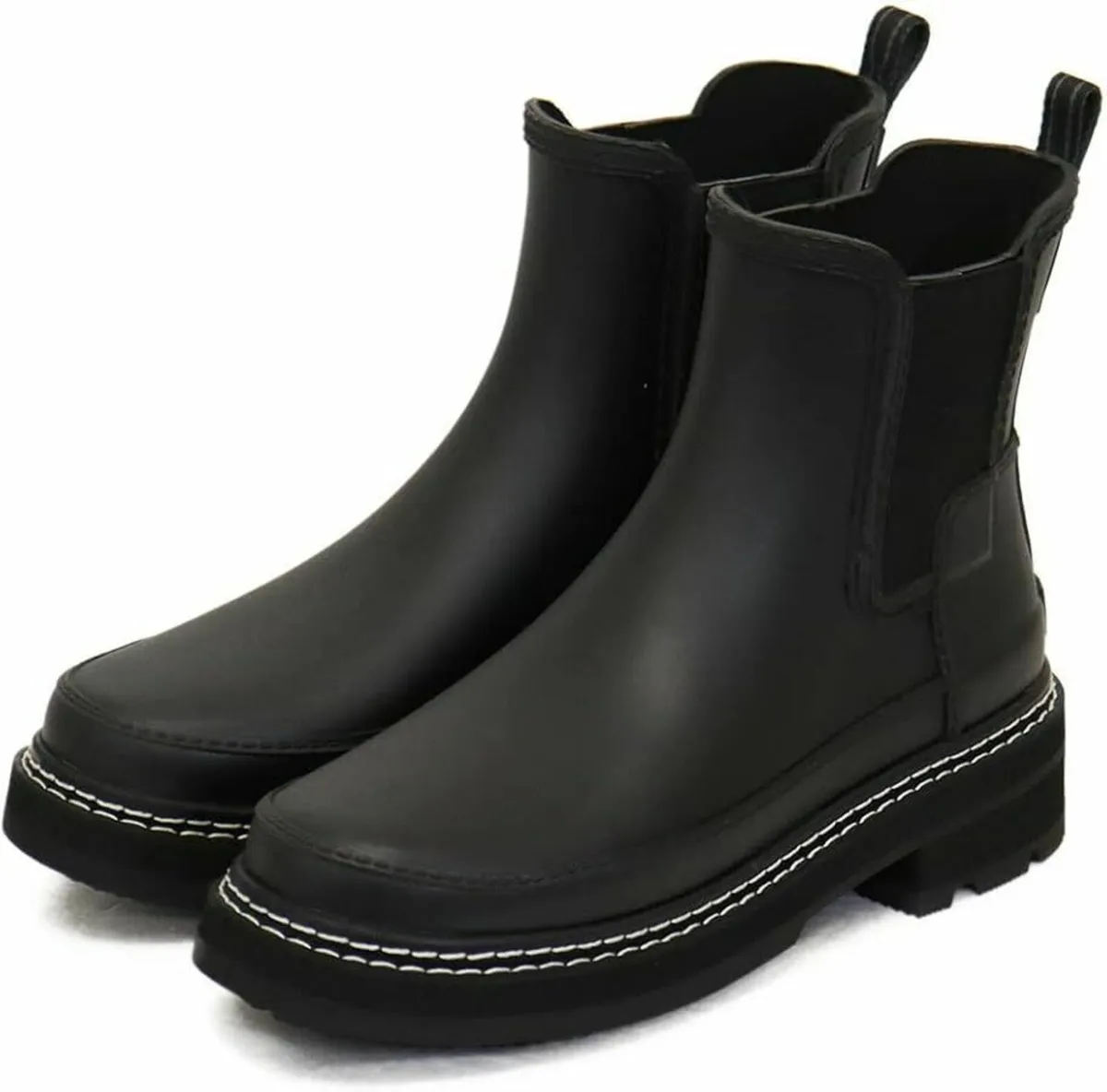 Hunter Refined Chelsea Stitch Detail Boot - Image 1
