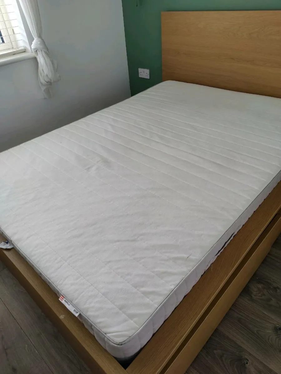 Double bed frame with storage & optional mattress - Image 4