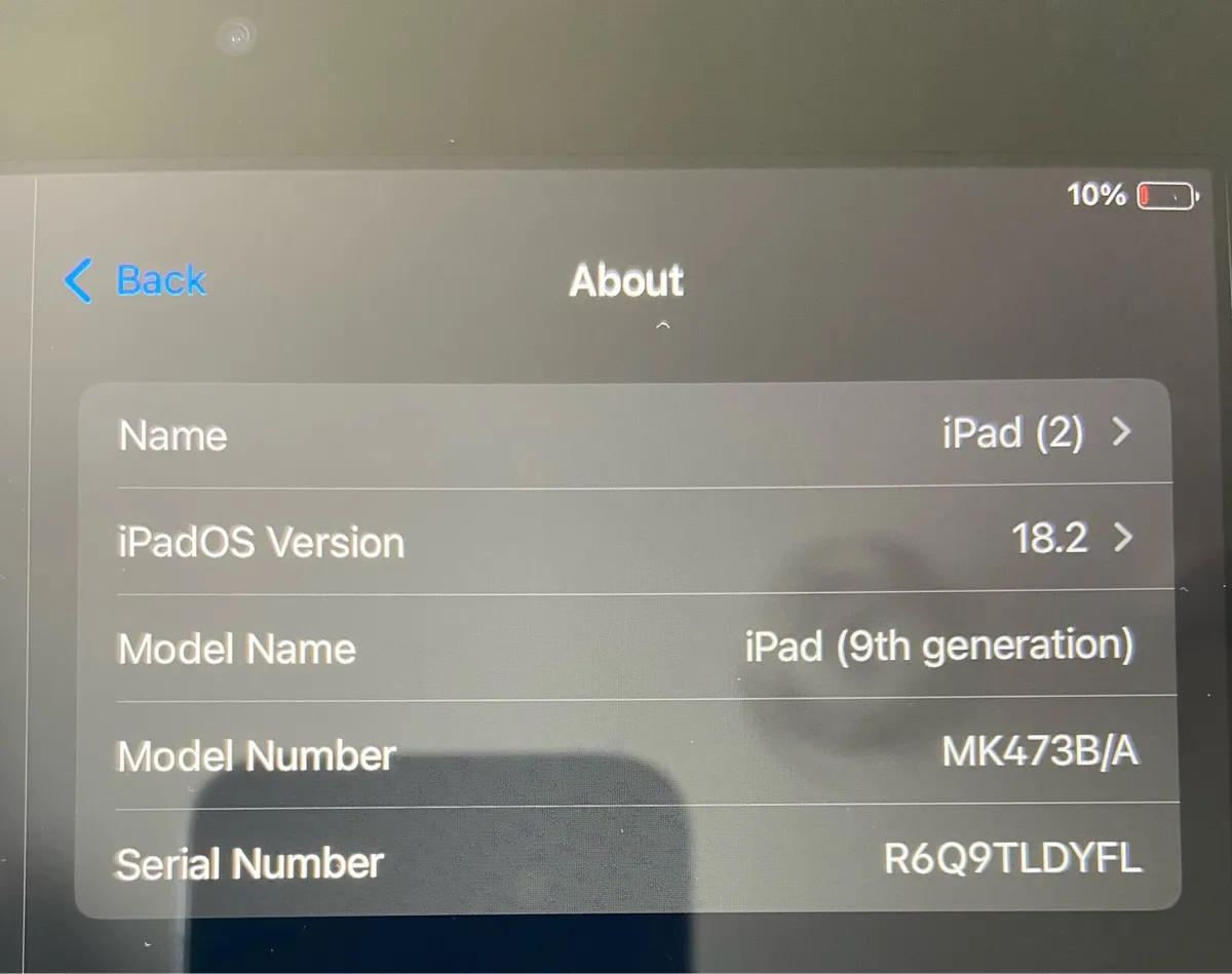 Apple iPad 9th Gen 64gb + Logitech cover - Image 2