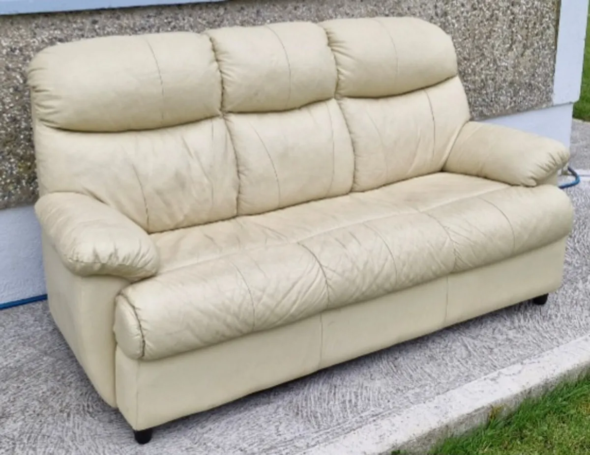 Free!! Leather Couch