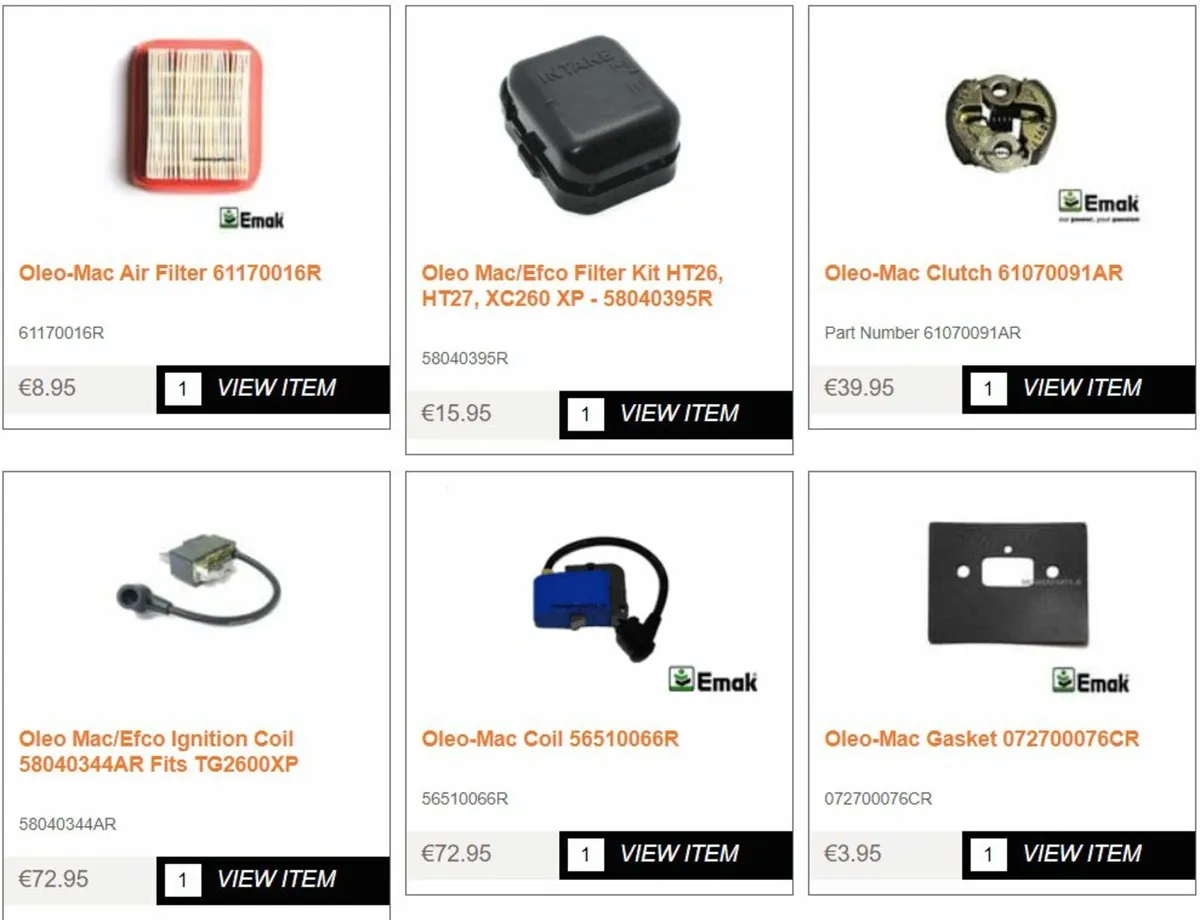 Oleo Mac / Efco Spare Parts - Image 4