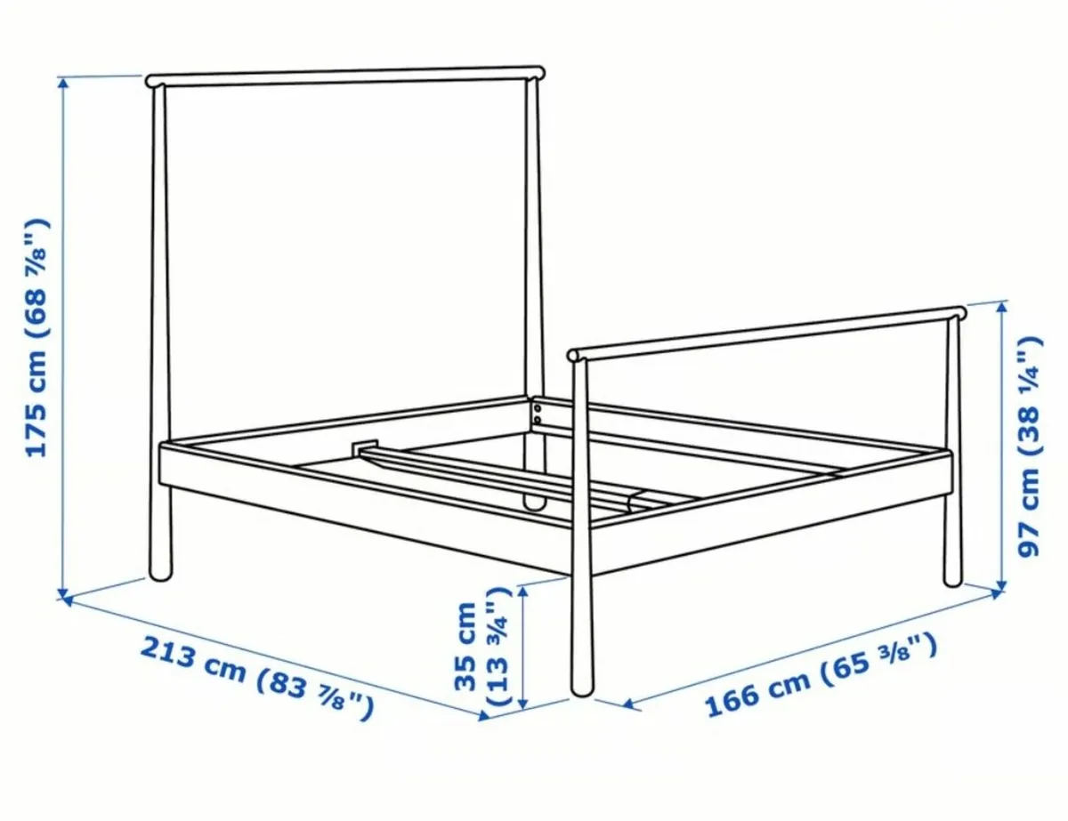 Gjora Ikea Bed Frame - Image 3