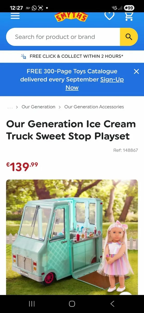 Our Generation Ice Cream Truck - Image 2