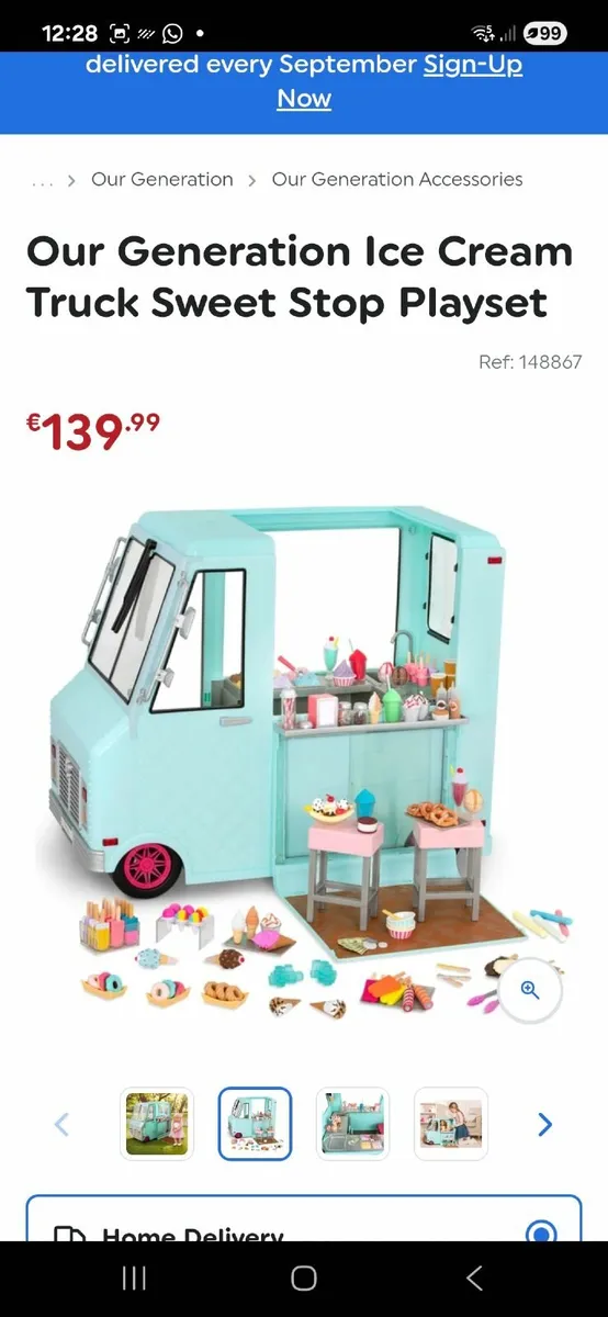 Our Generation Ice Cream Truck - Image 4
