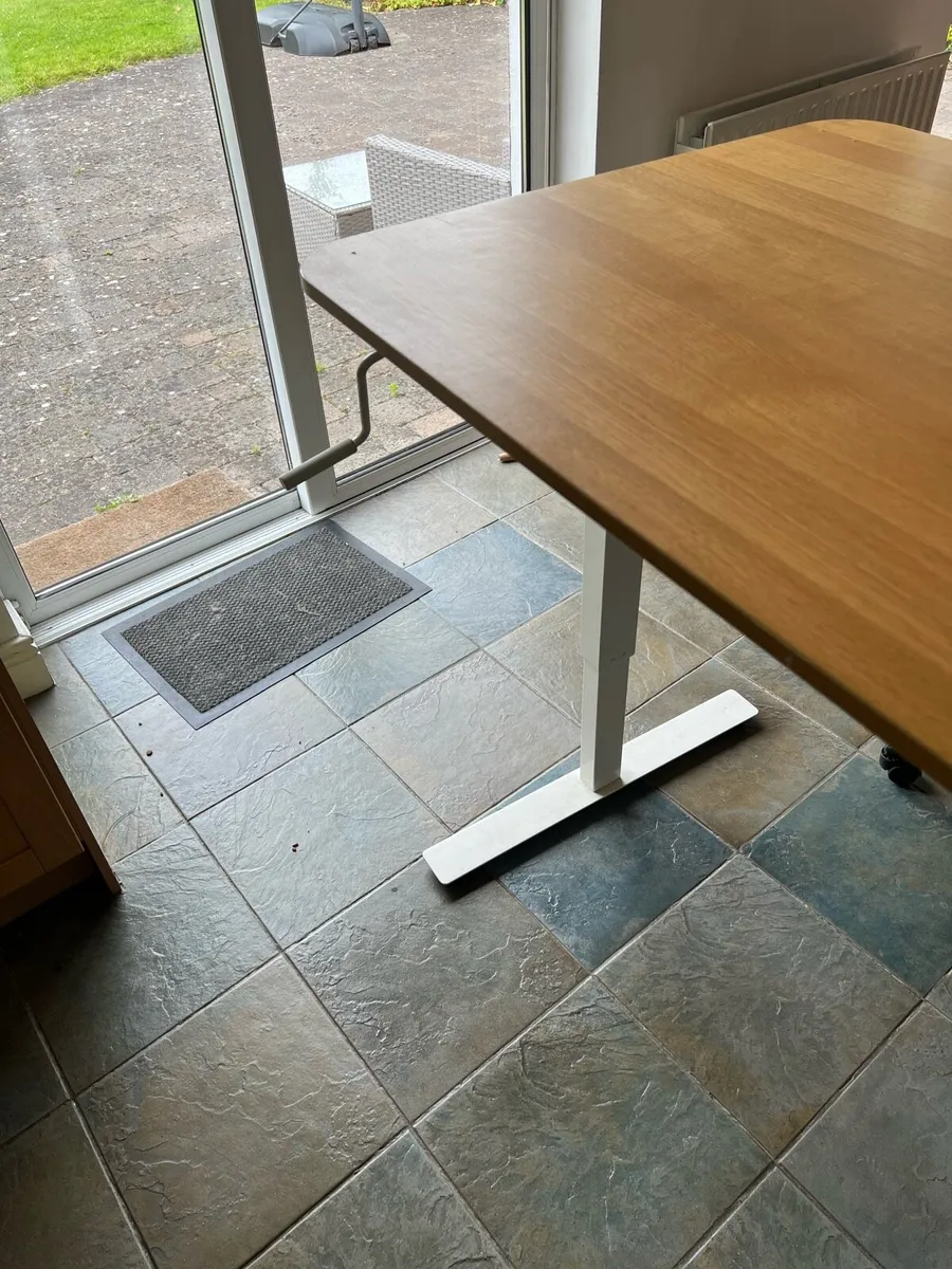 Standing Desk, Adjustable, with Chair, Free - Image 4