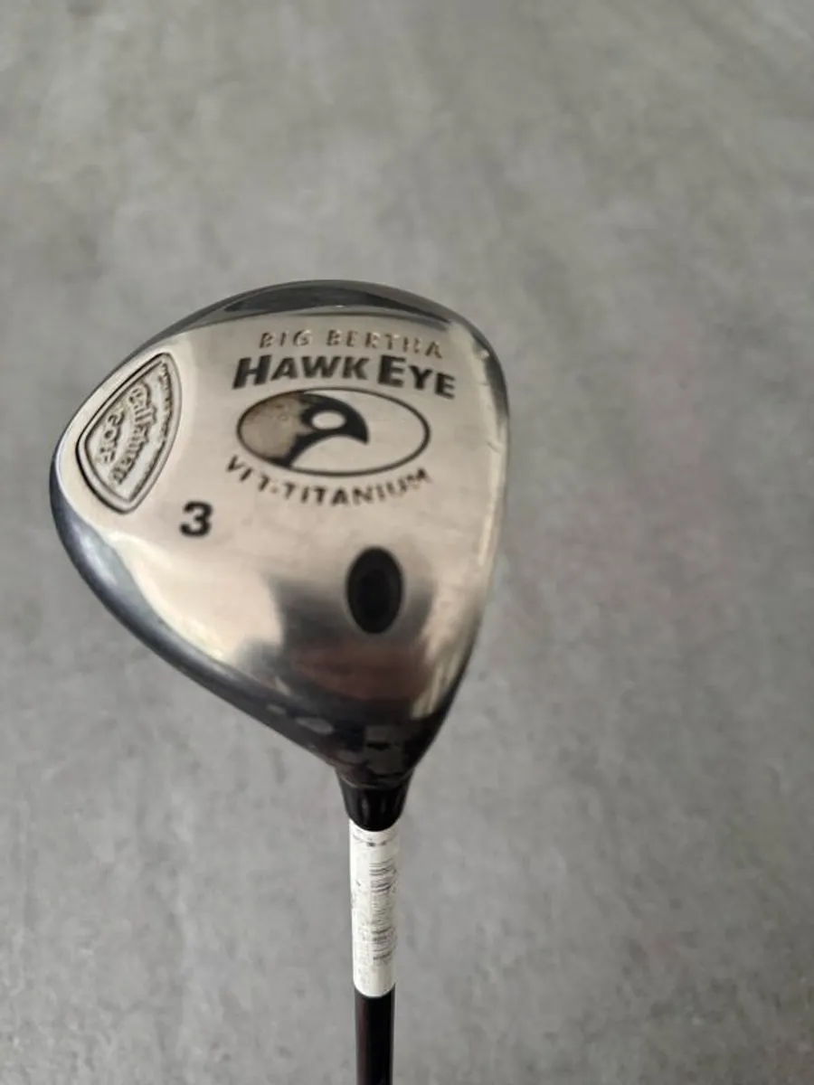 Callaway Big Bertha Hawk Eye VFT Titanium 3 Wood, Firm shaft - Image 1
