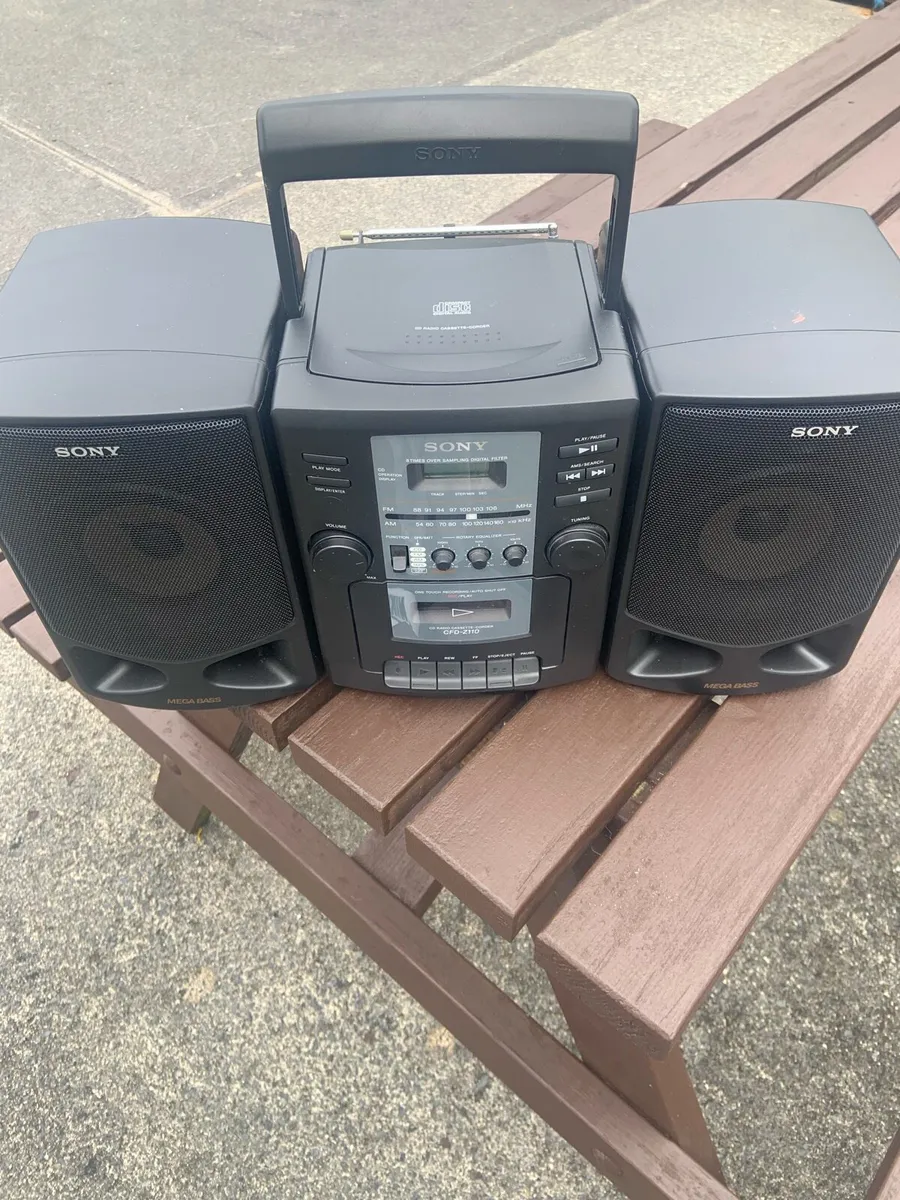 SONY BOOM BOX 1990s Working - Image 1