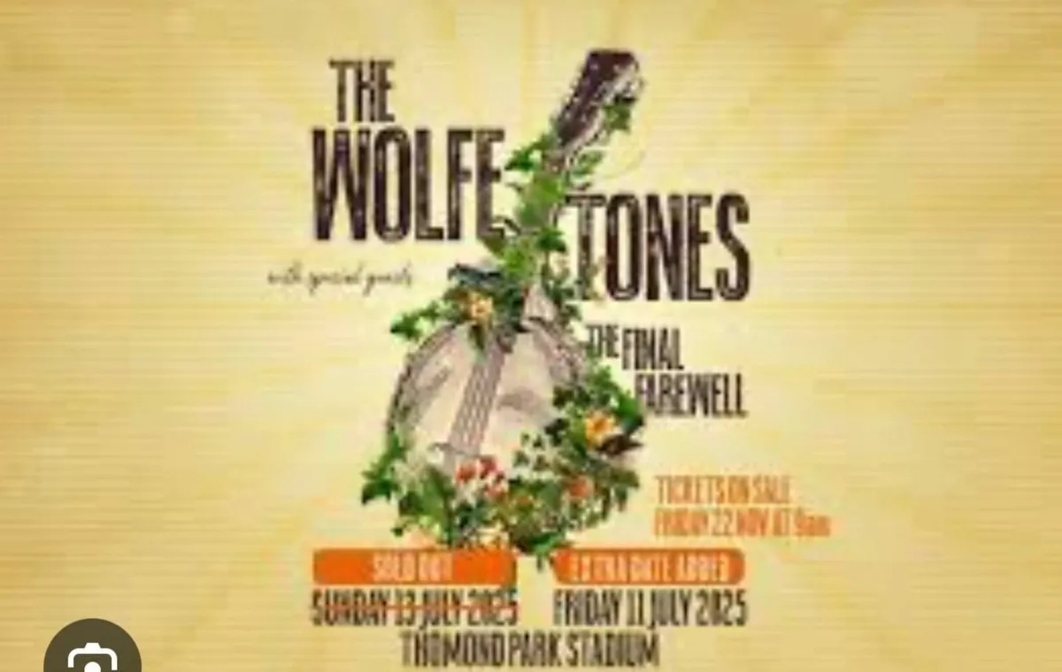 Wolfe Tones Concert Tickets - Image 1