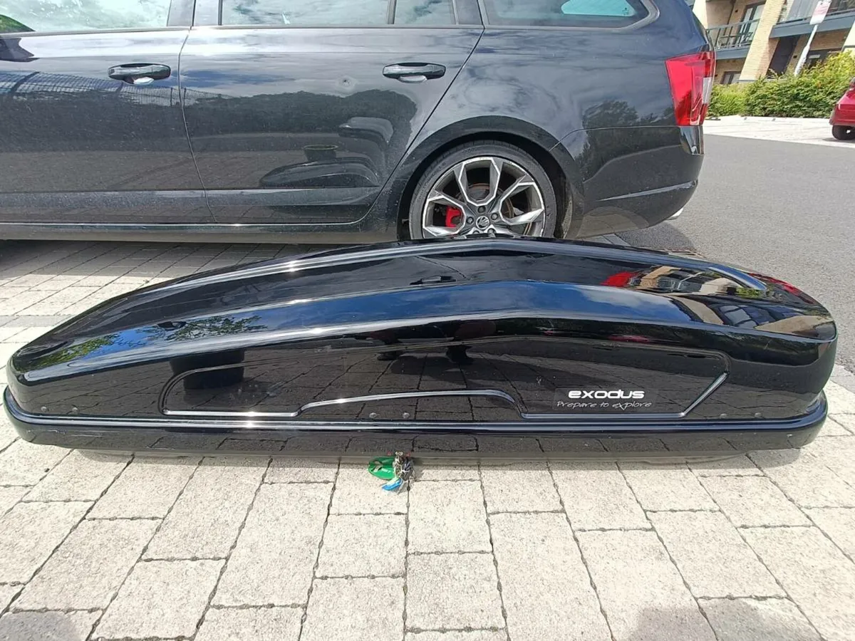 Roof Box - Black - 360L - Image 1