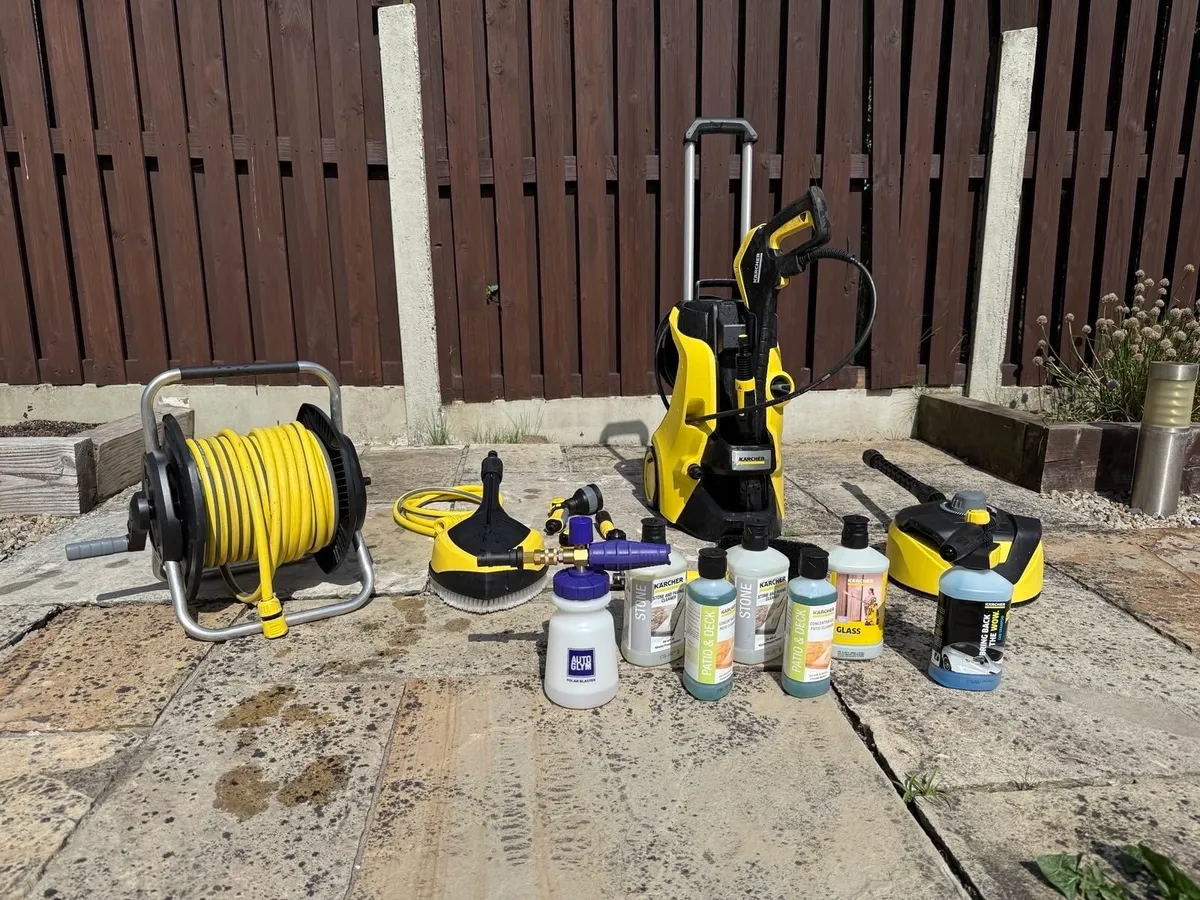 Kärcher K5 Pressure Washer & Full Accessory Bundle - Image 1
