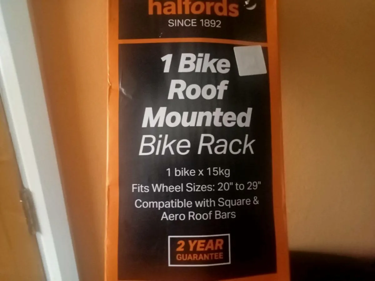 Halfords 1bike Roof Mounted Bike Rack - Image 1