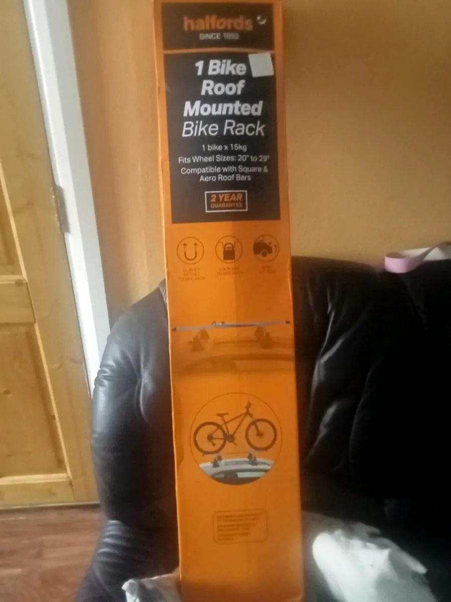 Halfords 1bike Roof Mounted Bike Rack - Image 2