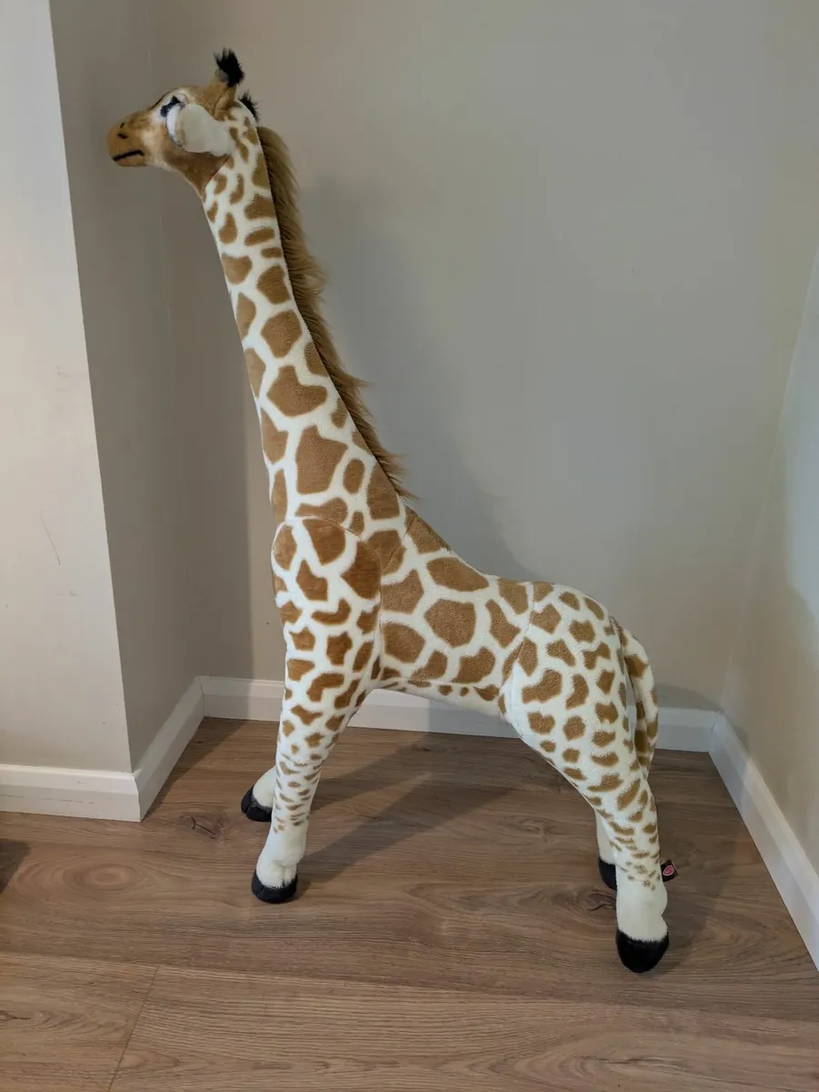 Melissa & Doug Lifelike Giant Giraffe Plush - Image 2