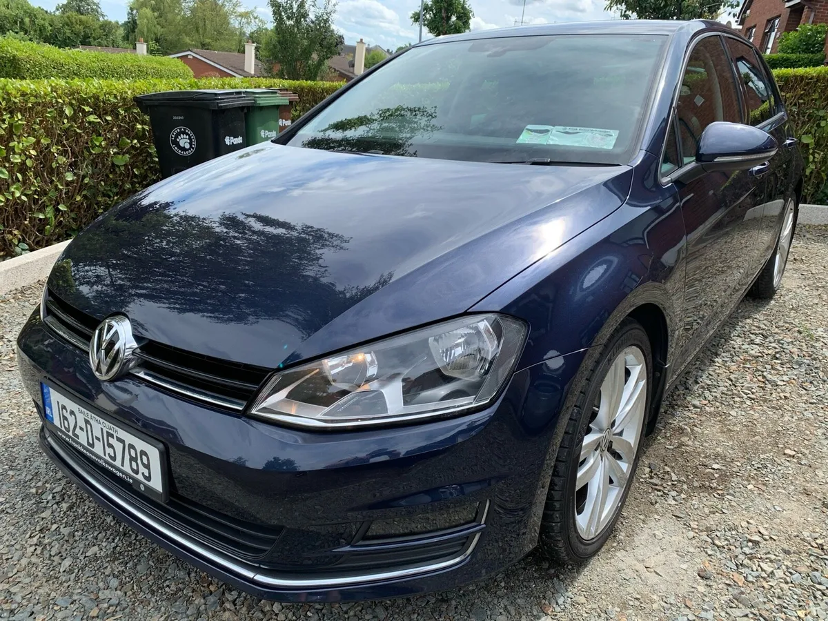 Golf 1.6TDI Highline, Low kms, Leather, New NCT. - Image 2