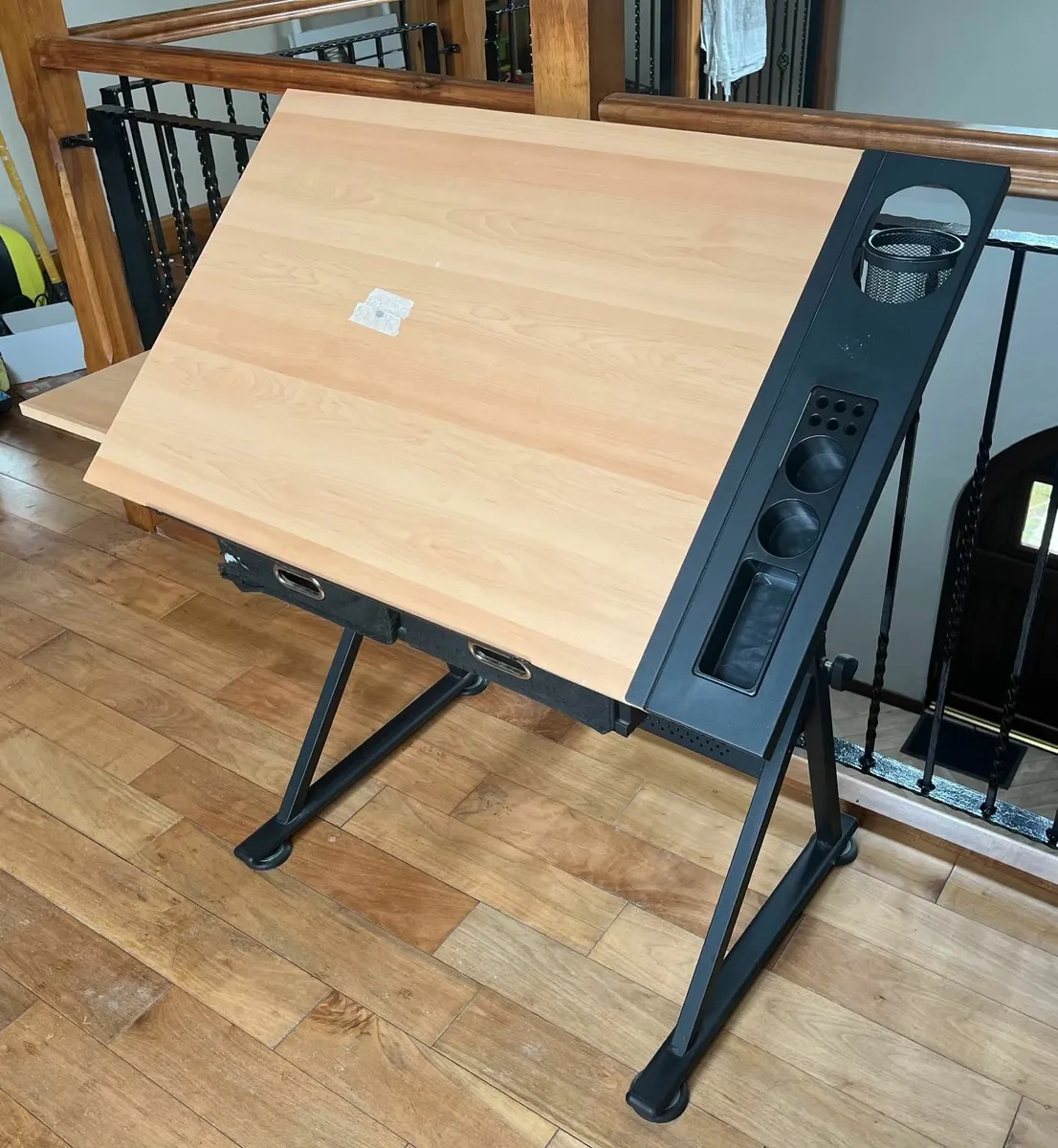 Drawing Desk – Tiltable Top, 2 Drawers - Image 3