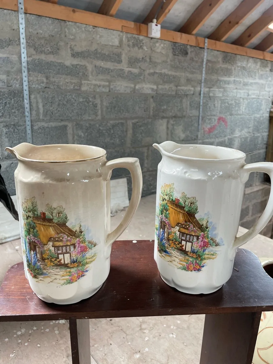 Old Jugs (pair) - Image 1