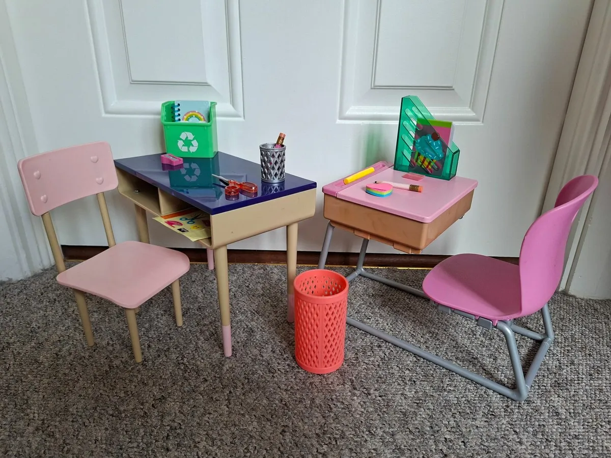 Our Generation school desks - Image 1