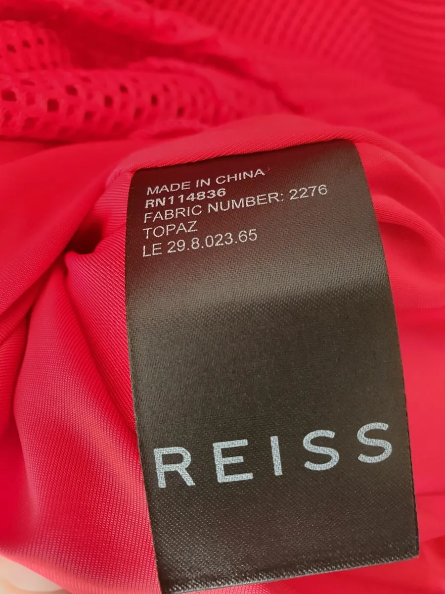 Reiss red dress 10 - Image 2