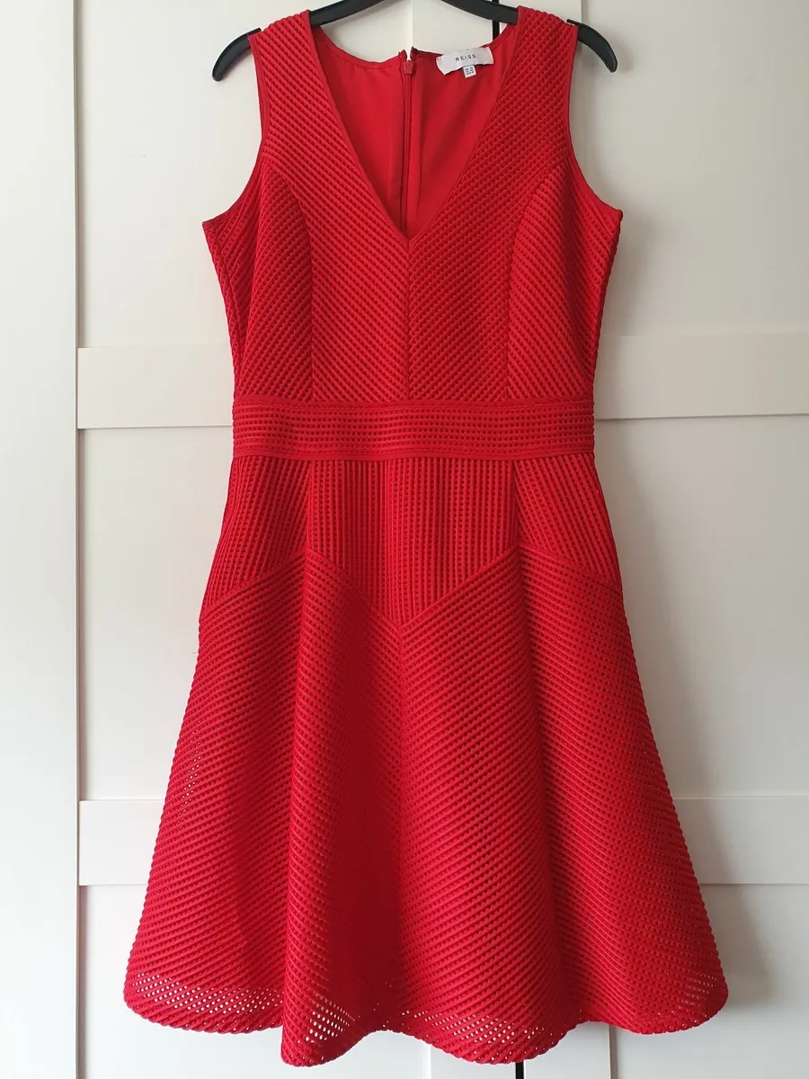 Reiss red dress 10 - Image 1