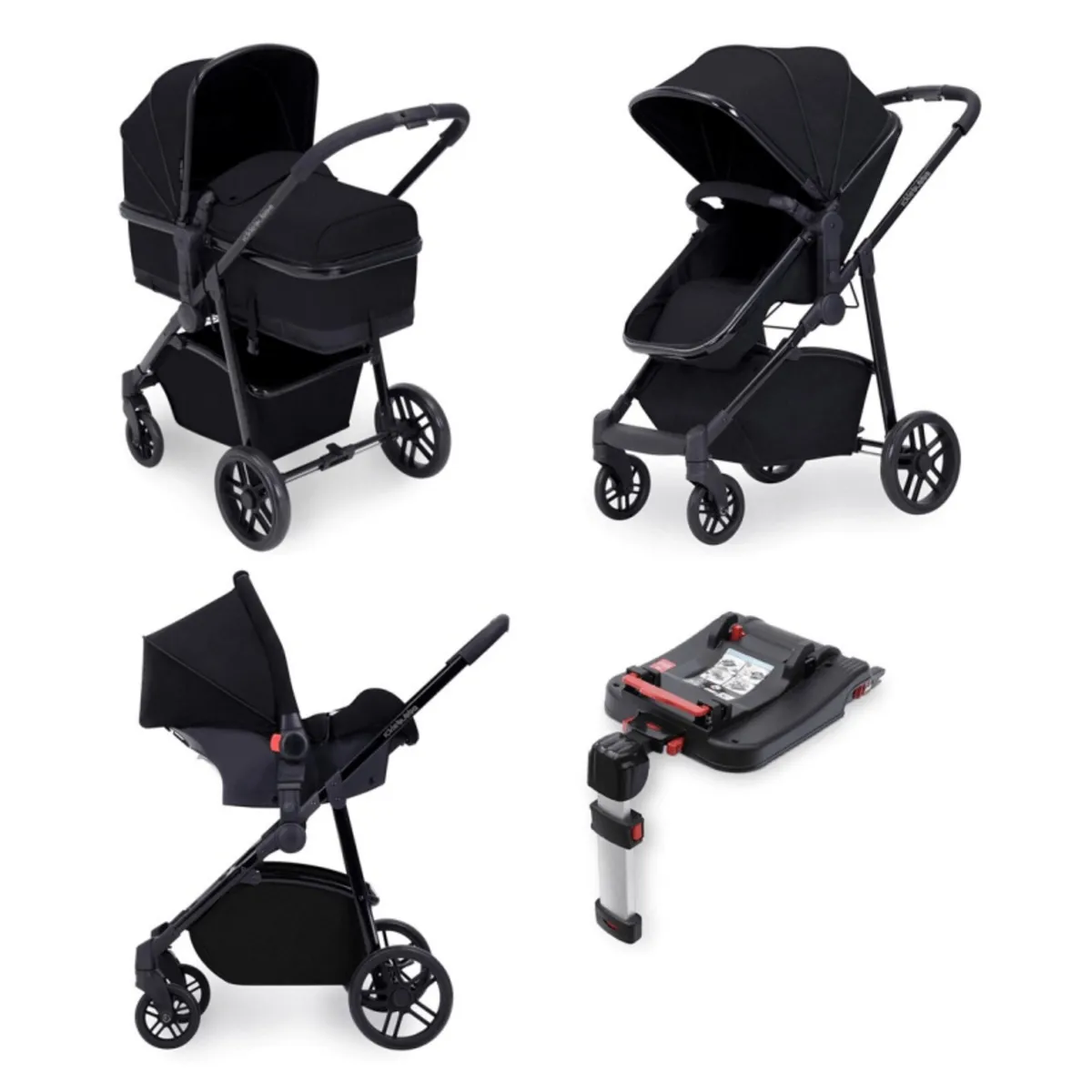 Ickle Bubba Moon 3-in-1 Travel System with ISOFIX
