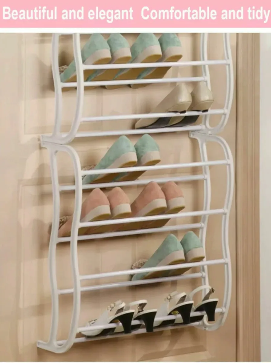 Over Door Metal Hanging Shoe Rack Organiser NEW - Image 4