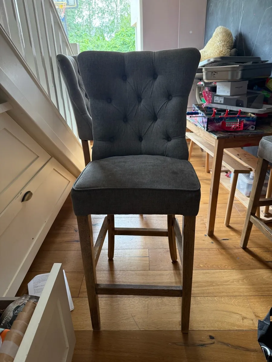 6 x Kitchen Island High Chairs - Image 2