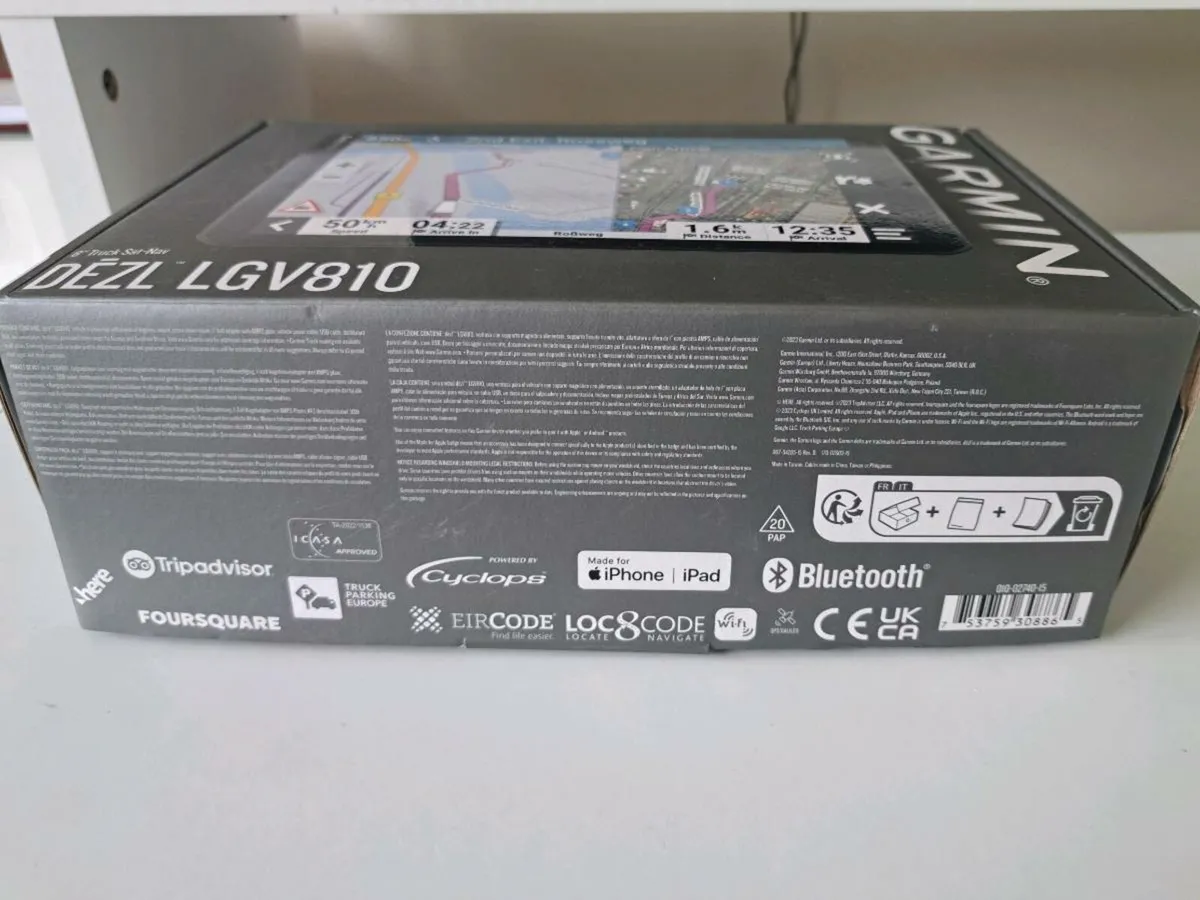 Truck Sat Nav Garmin Dezl LGV 810 - Image 2