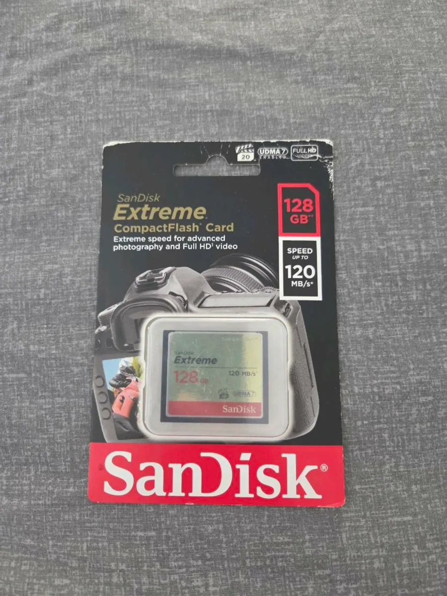 Sandisk Extreme CompactFlash Card 128GB