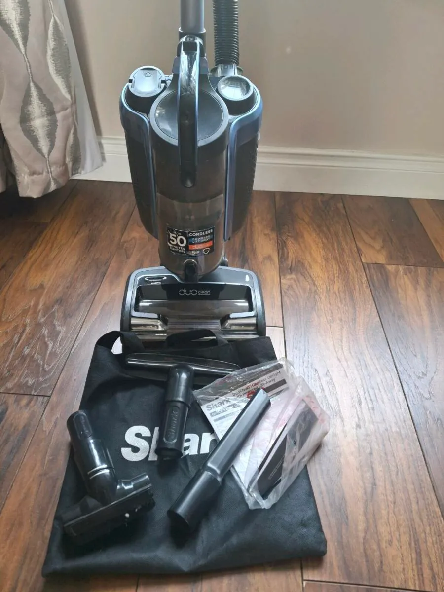 Free  Electric lawnmower and shark hoover - Image 1