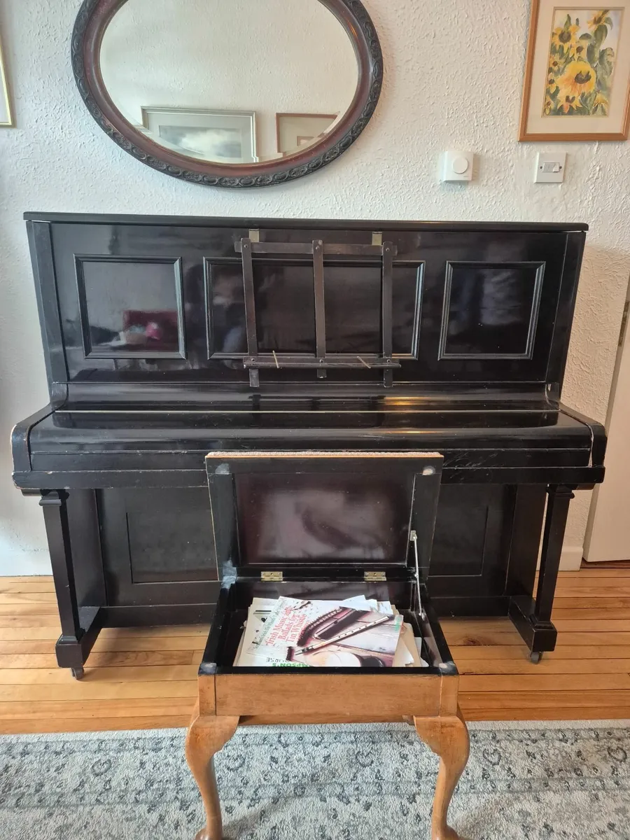 Steinbach Upright Piano with piano stool - Image 2