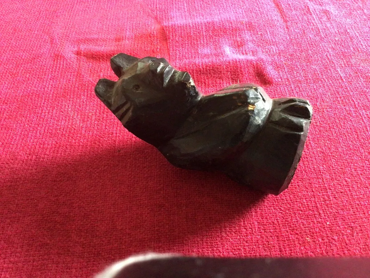 Wood carved Bear - Image 1