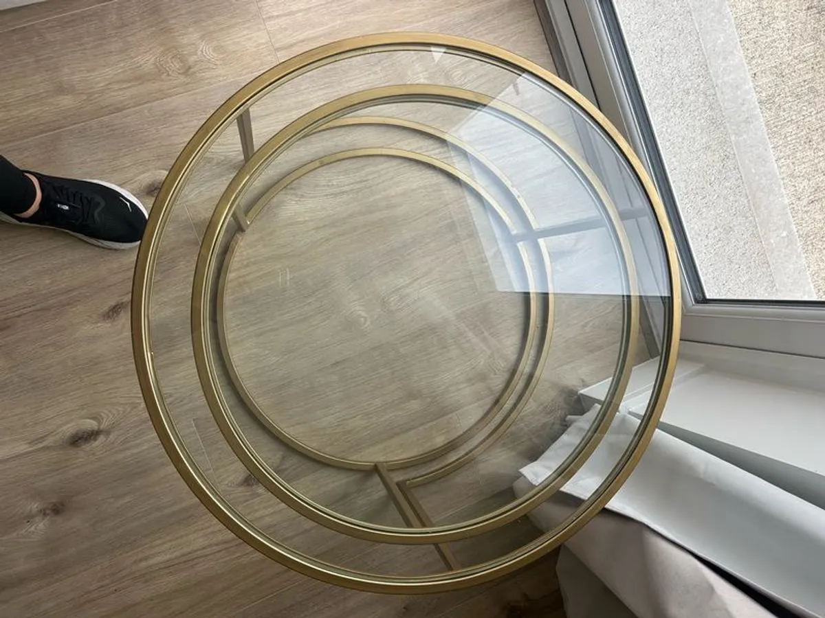 Glass coffee table (two) - Image 2