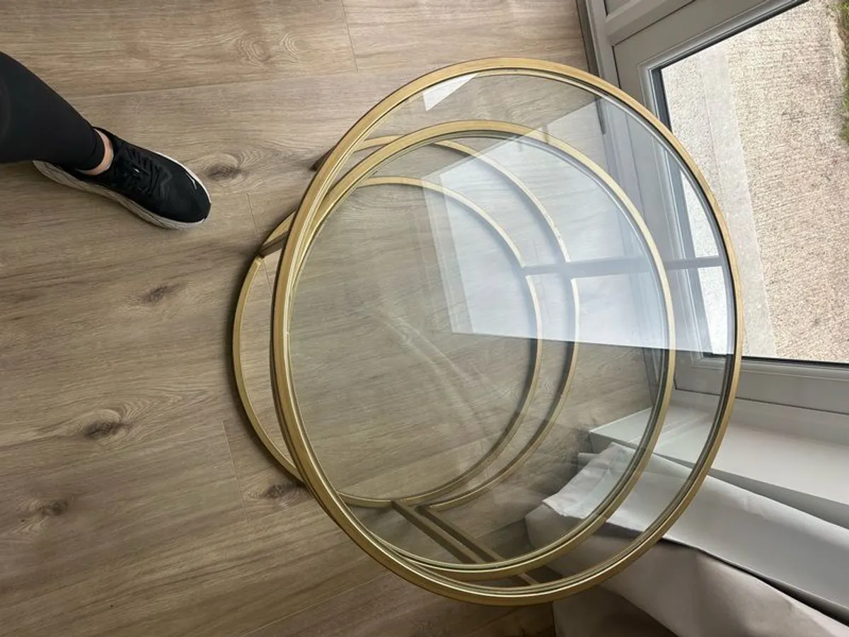 Glass coffee table (two) - Image 3