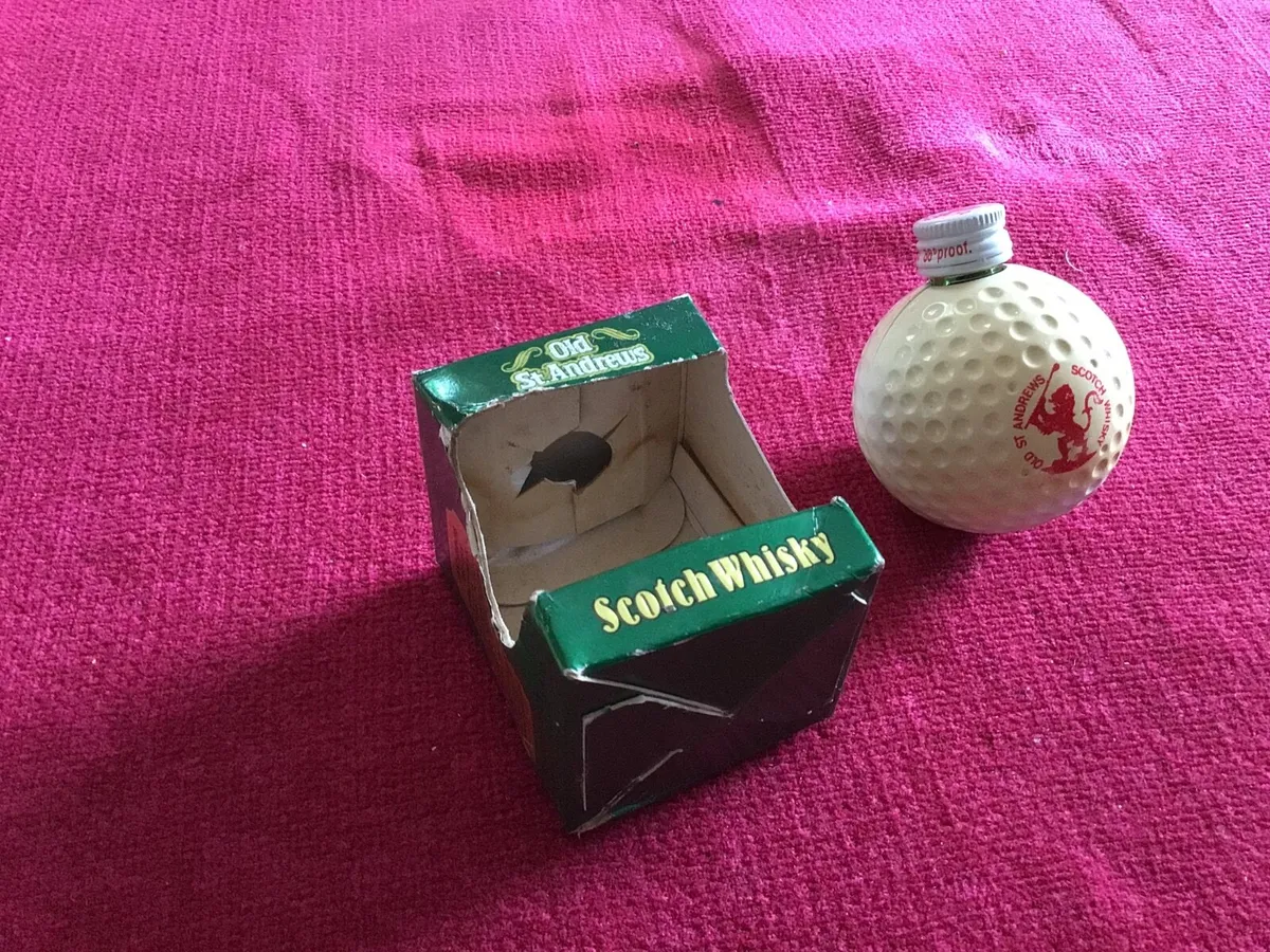 St Andrews Golf Ball miniature Whisky full unopend - Image 3
