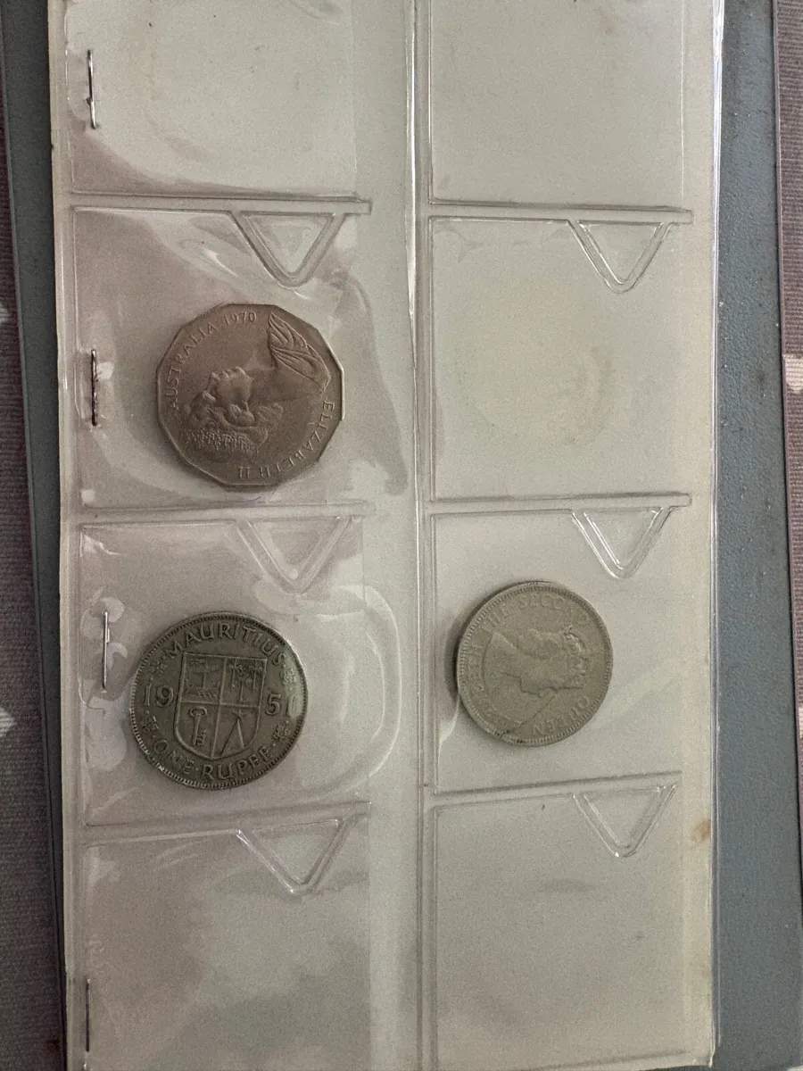 Vintage coin collection German French Irish - Image 4