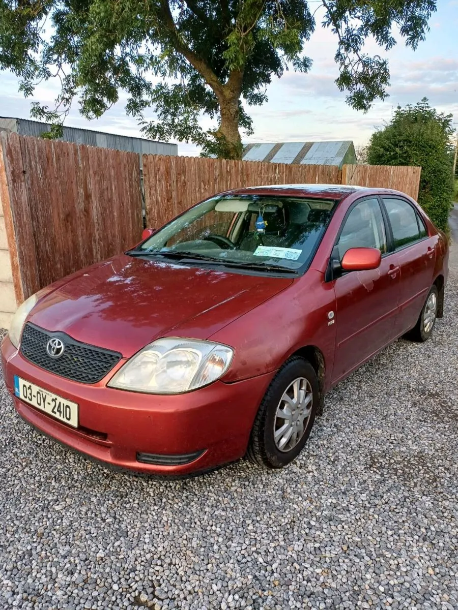 TOYOTA COROLLA 2003 NCT/TAXED - Image 1