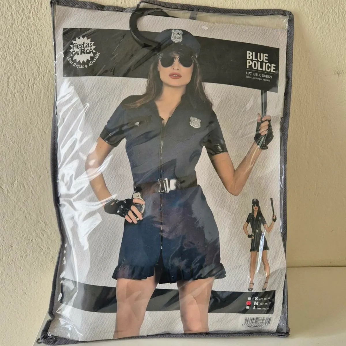 Police officer women fancy dress - Image 1