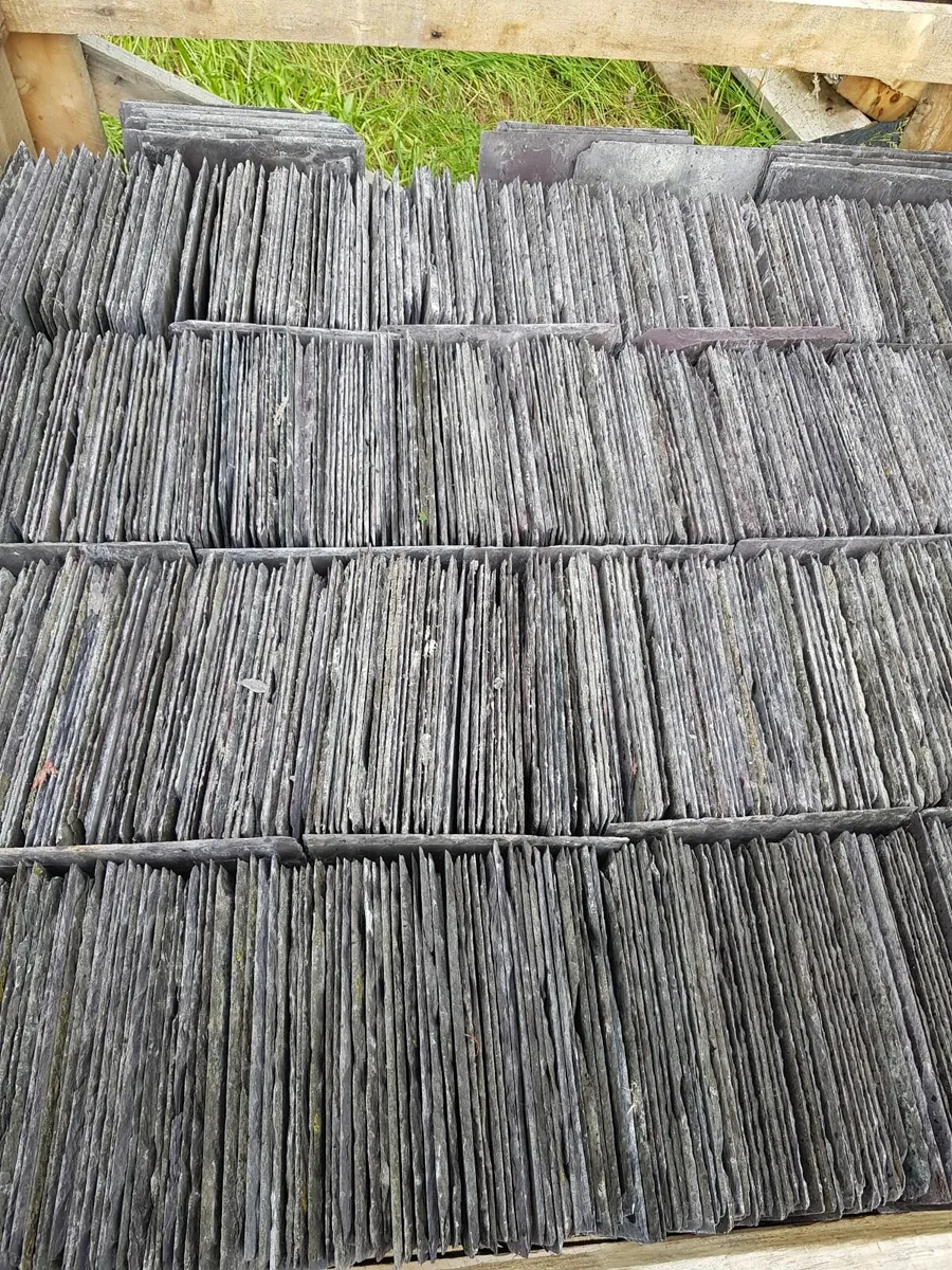 Blue Bangor slates 18x9 Reclaimed - Image 1