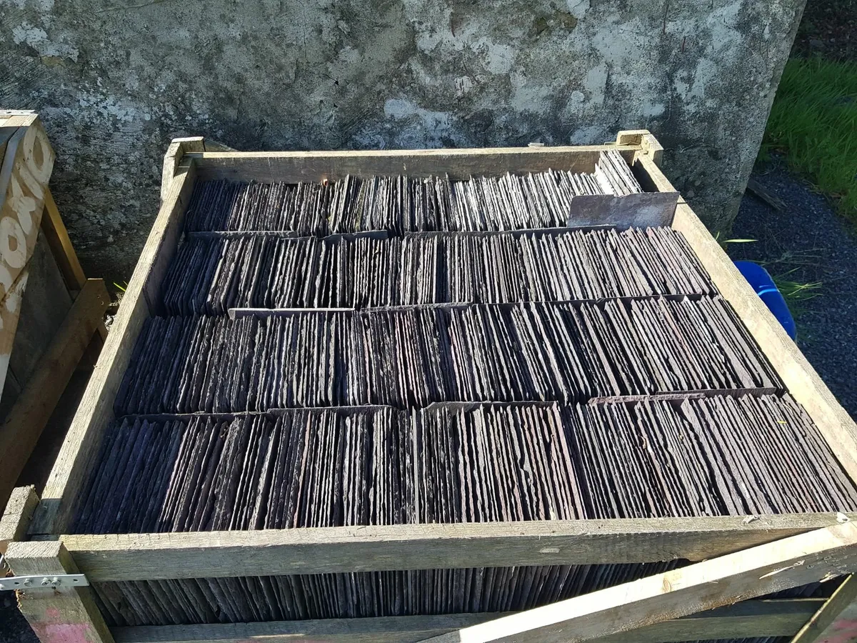 Blue Bangor slates 18x9 Reclaimed - Image 2