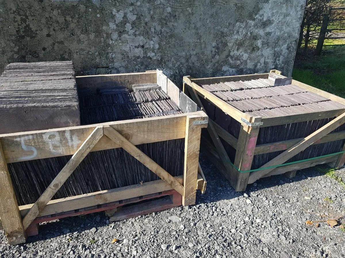 Blue Bangor slates 18x9 Reclaimed - Image 3