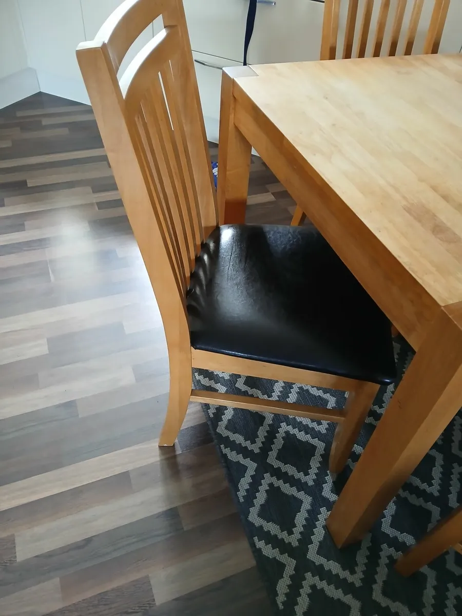Dining table and chairs - Image 4